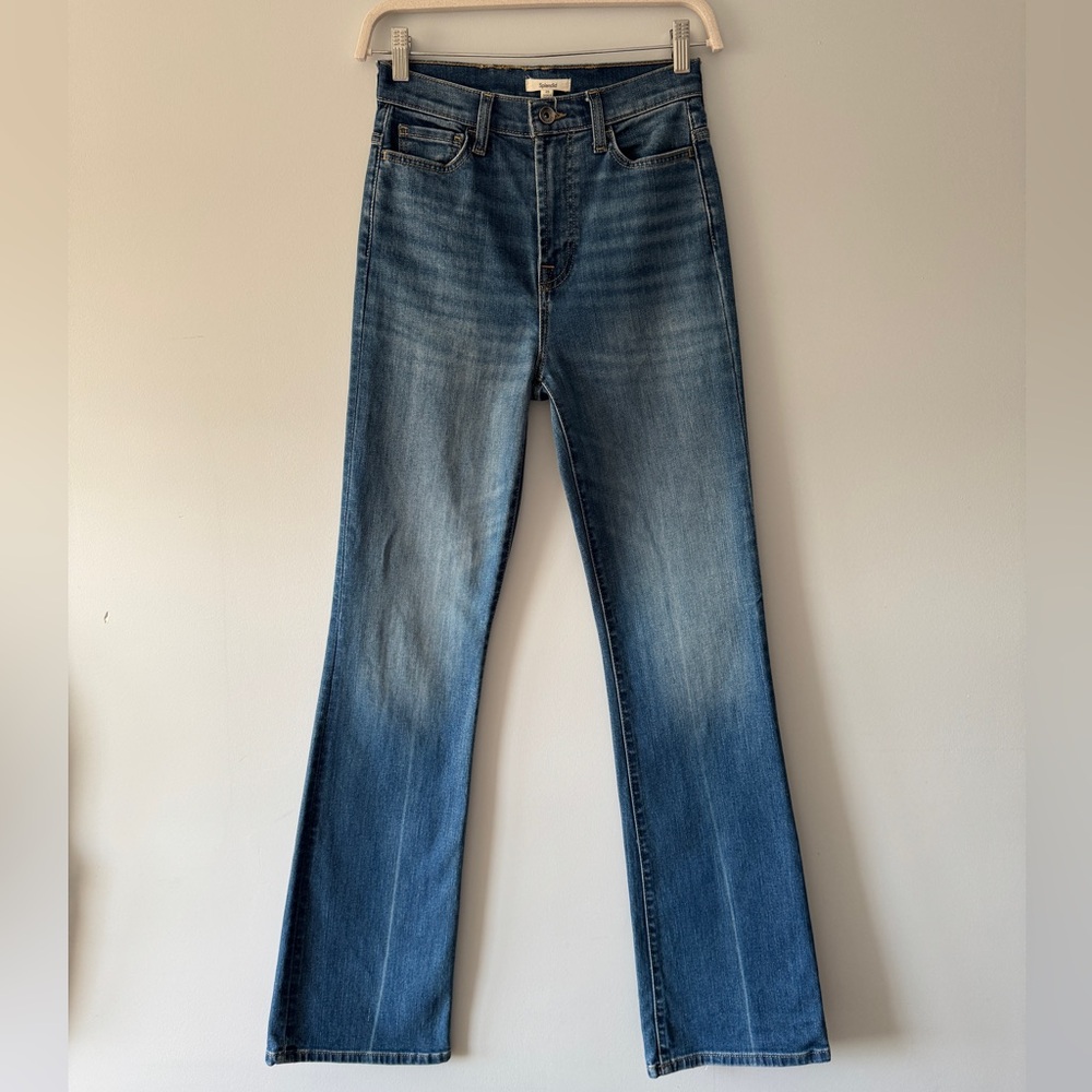 Splendid High-Rise Bootcut Jeans - Organic Cotton Blend - Size 25 - Picture 2 of 16